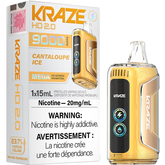 Kraze HD 2.0 9K Disposable Vape