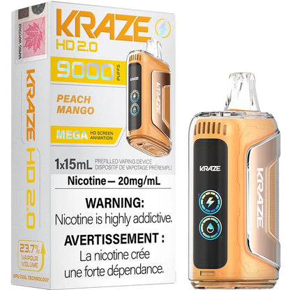 Kraze HD 2.0 9K Disposable Vape