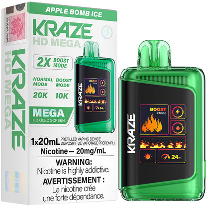 Kraze HD Mega 20K Disposable Vape