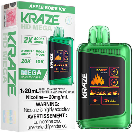 Kraze HD Mega 20K Disposable Vape