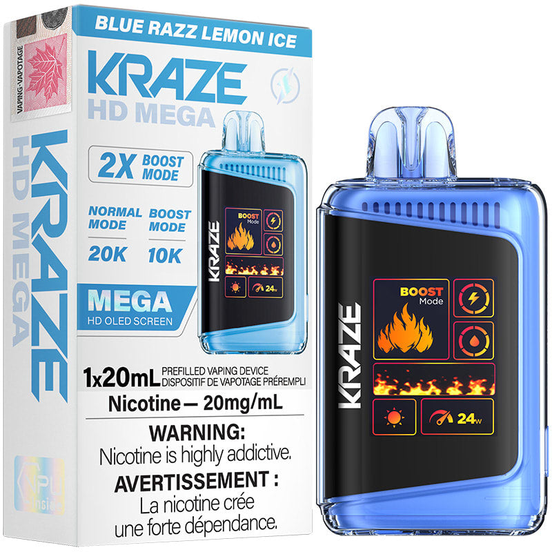 Kraze HD Mega 20K Disposable Vape