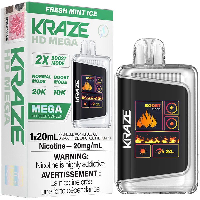 Kraze HD Mega 20K Disposable Vape