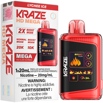 Kraze HD Mega 20K Disposable Vape