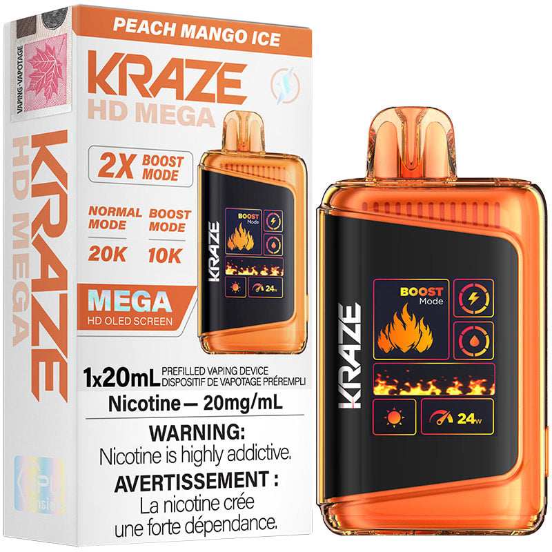 Kraze HD Mega 20K Disposable Vape