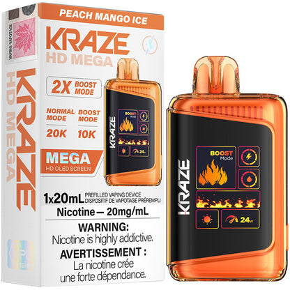 Kraze HD Mega 20K Disposable Vape