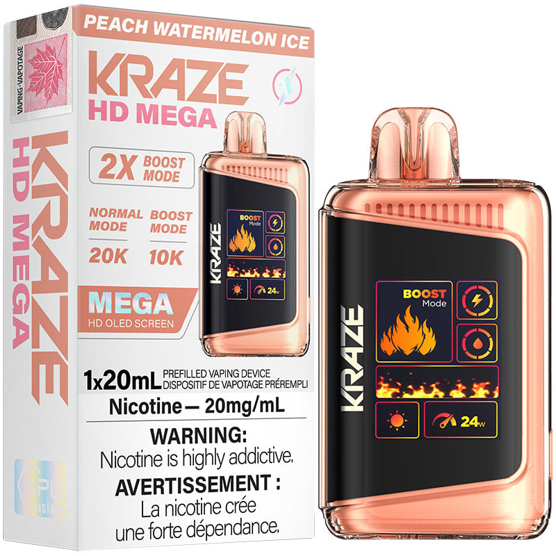 Kraze HD Mega 20K Disposable Vape