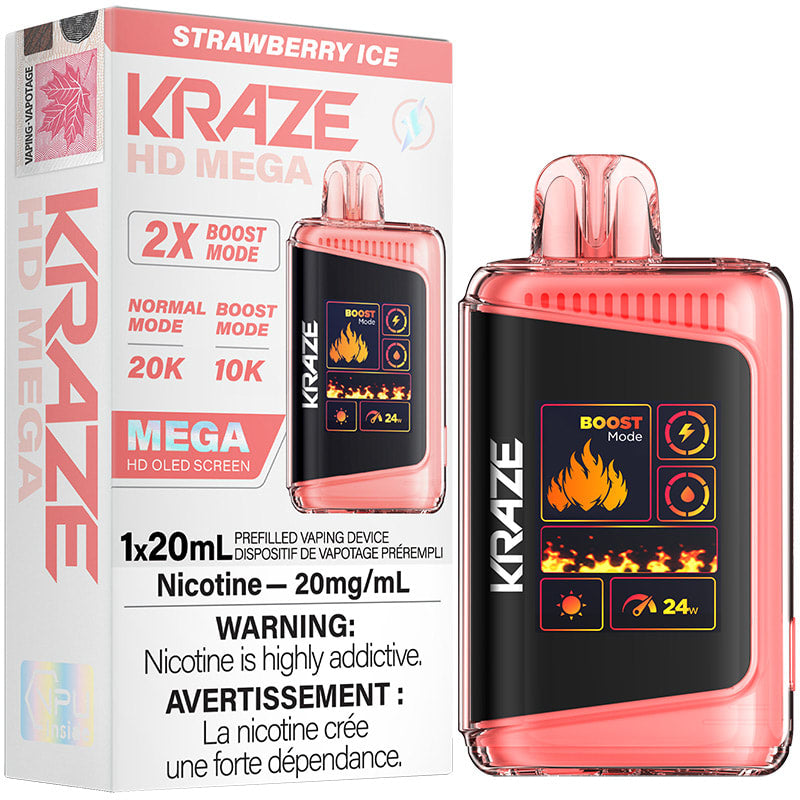 Kraze HD Mega 20K Disposable Vape
