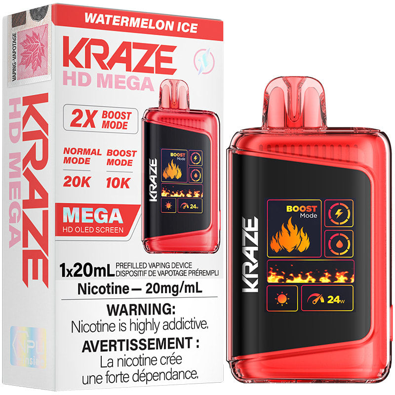 Kraze HD Mega 20K Disposable Vape