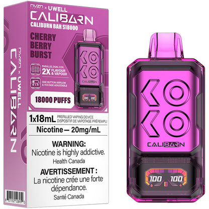 NVZN x Uwell Caliburn Bar S18000 Disposable Vape