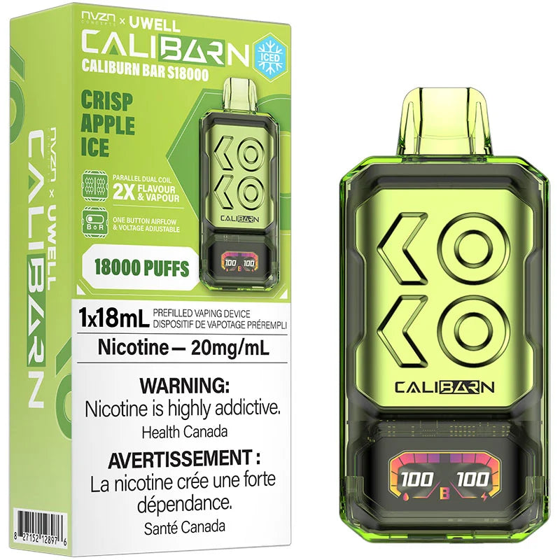 NVZN x Uwell Caliburn Bar S18000 Disposable Vape