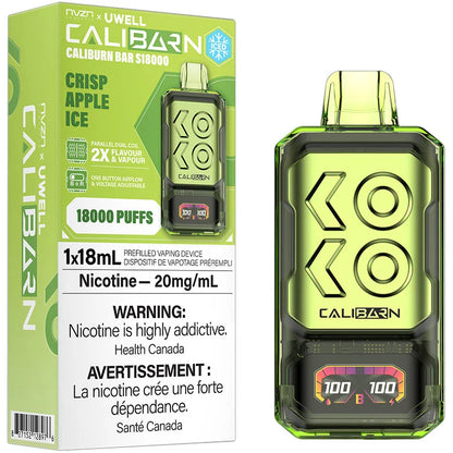NVZN x Uwell Caliburn Bar S18000 Disposable Vape