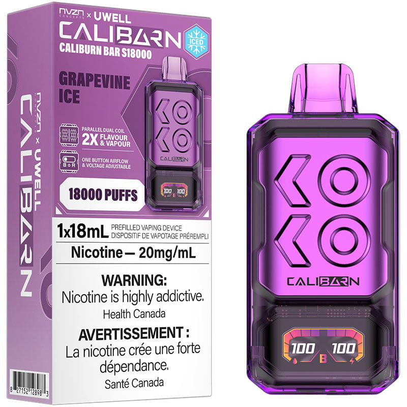 NVZN x Uwell Caliburn Bar S18000 Disposable Vape
