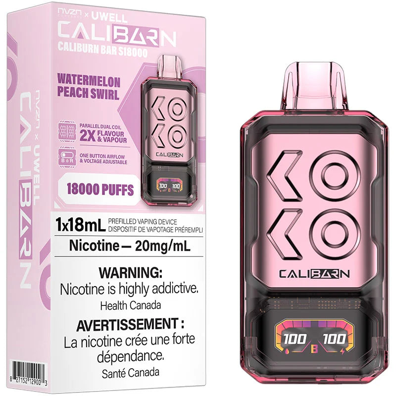 NVZN x Uwell Caliburn Bar S18000 Disposable Vape