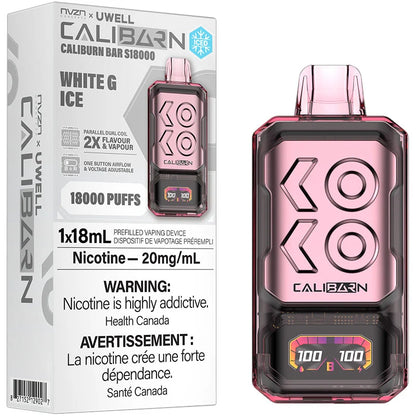 NVZN x Uwell Caliburn Bar S18000 Disposable Vape